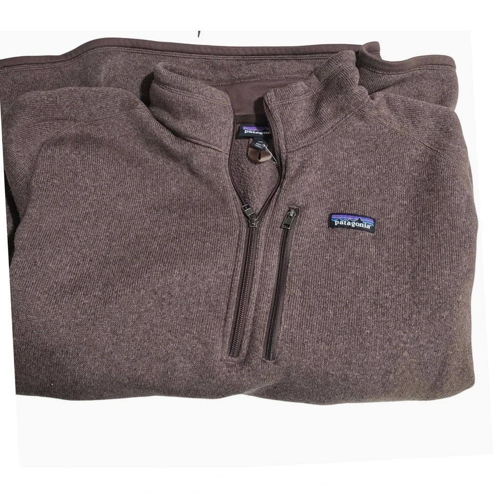 Patagonia‎ Better Sweater 1/4 Zip Pullover Mens XXL Brow Fleece Jacket